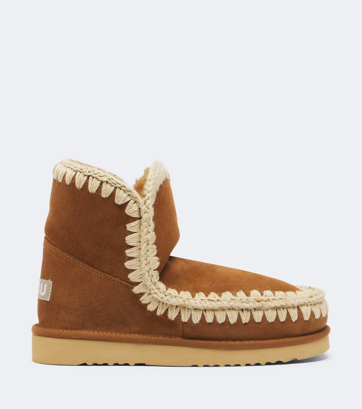 Mou 18 shearling-lined suede ankle boots