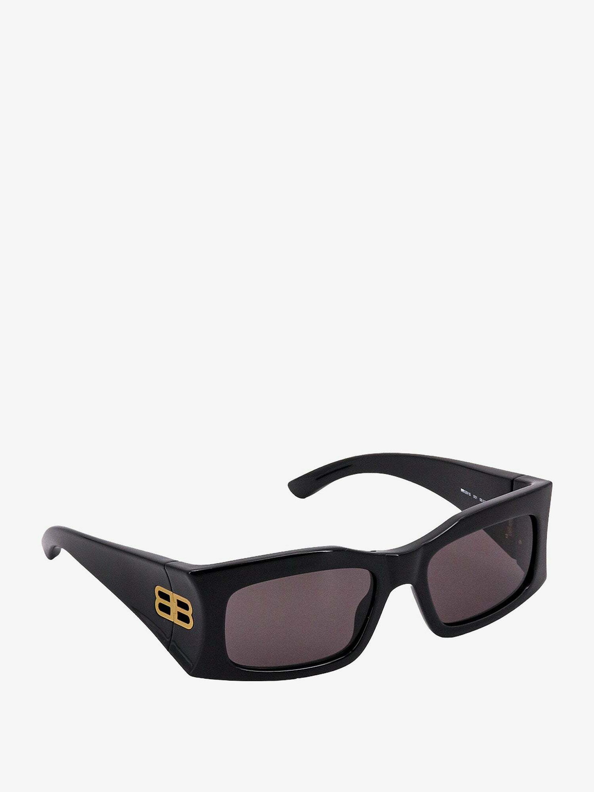 Balenciaga Women\'s Made In Italy Black BB0071S Rectangle Frame Sunglasses Balenciaga Grey Rectangular - Square Ladies Sunglasses  main image 2