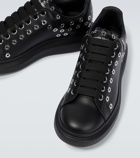 Alexander McQueen - Oversized embellished leather sneakers