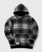 Butter Goods Heavyweight Plaid Pullover Hoodie Black - Mens - Hoodies