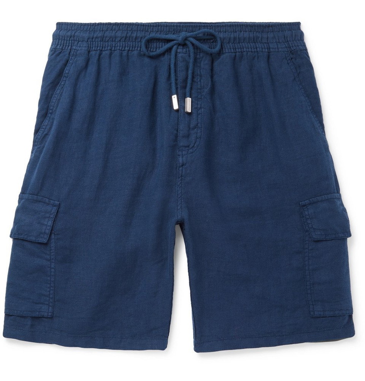 Photo: Vilebrequin - Baie Linen Cargo Shorts - Men - Navy