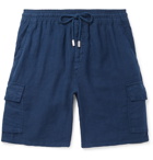 Vilebrequin - Baie Linen Cargo Shorts - Men - Navy