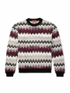 Missoni - Space-Dyed Jacquard-Knit Wool and Cotton-Blend Sweater - Neutrals