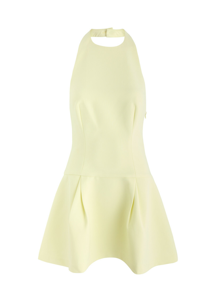 Odd Muse The Ultimate Muse Halterneck Mini Dress Lime Odd Muse
