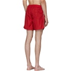 Moncler Red Dolmias Beach Swim Shorts