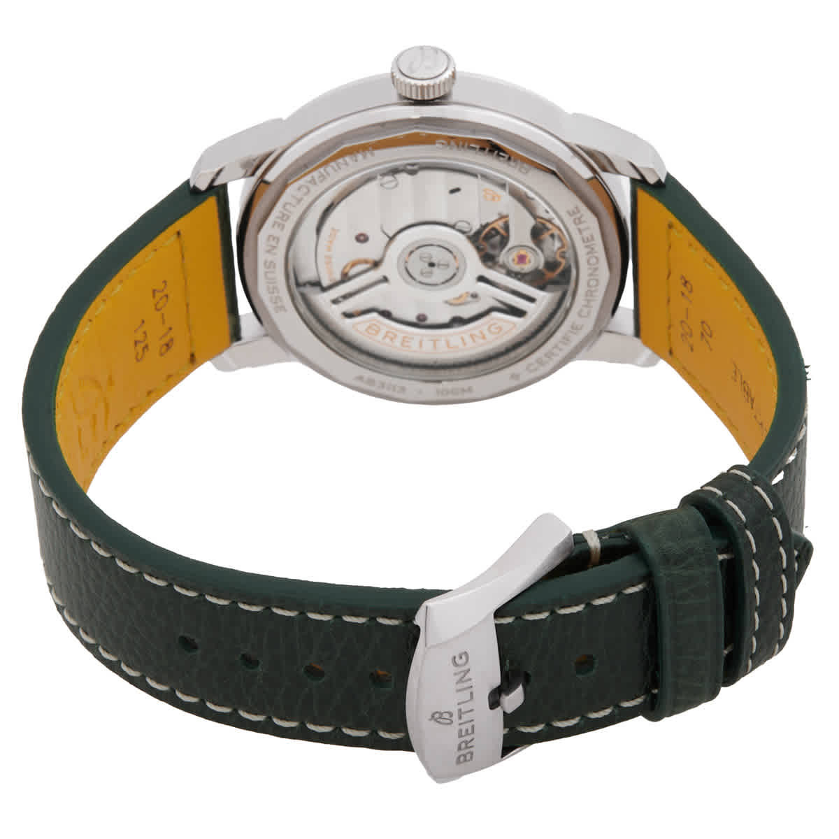 Breitling Top Time B31 Hand Wind Chronometer Green Dial Mens Watch AB3113171L1X1