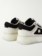 AMIRI - MA-1 Leather, Nubuck and Mesh Sneakers - White