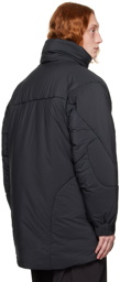 and wander Black Insulated Coat