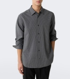 The Row Victor checked virgin wool shirt