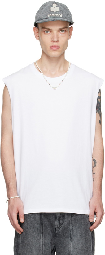 Photo: Isabel Marant White 'Yvan Marant' T-Shirt