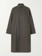 Herno - Slub Cotton-Twill Coat - Brown