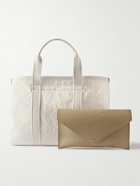 Berluti - Scritto Canvas-Trimmed Logo-Embossed Terry Tote Bag