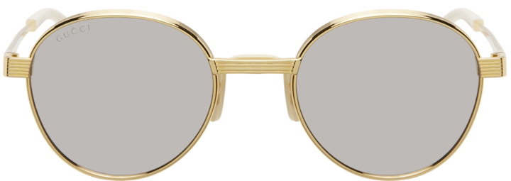 Photo: Gucci Gold Mirrored GG0872S Sunglasses