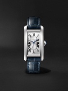 Cartier - Tank Américaine Automatic 41.6mm Stainless Steel and Alligator Watch, Ref. No. WSTA0044