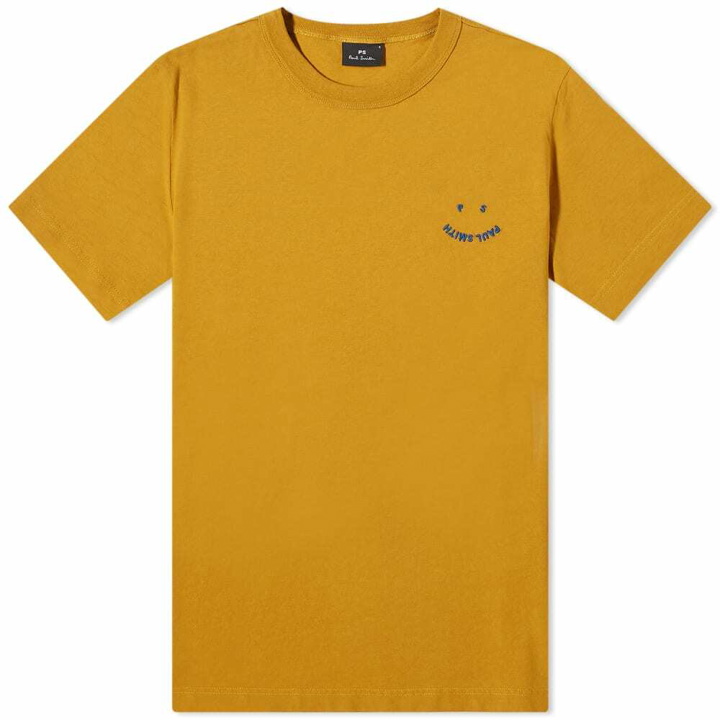 Photo: Paul Smith Men's Happy T-Shirt in Yellow
