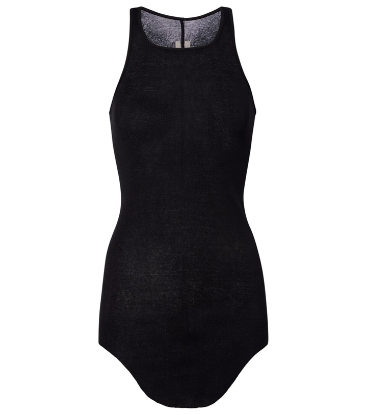 Photo: Rick Owens Ribbed-knit cotton tank top