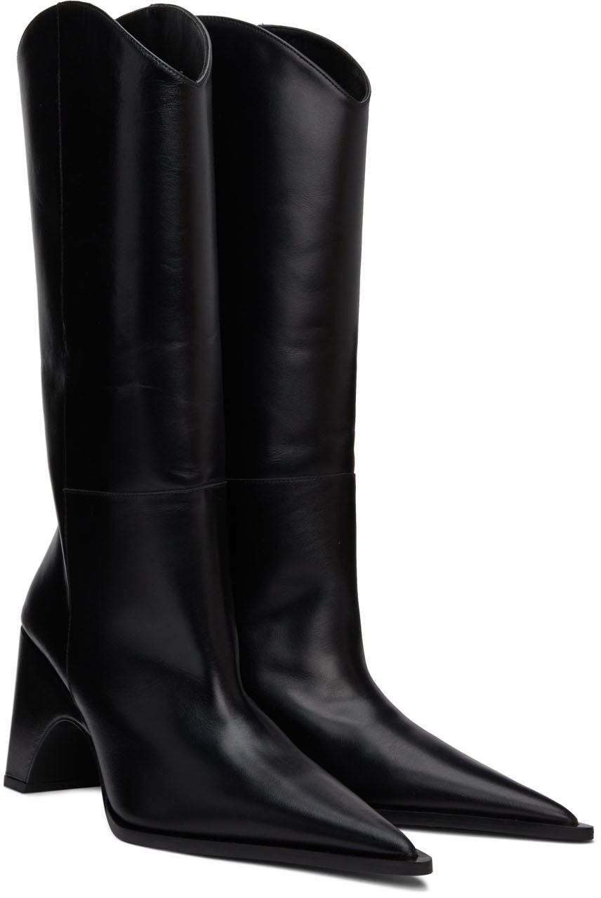 Coperni Black Bridge Cowboy Boots