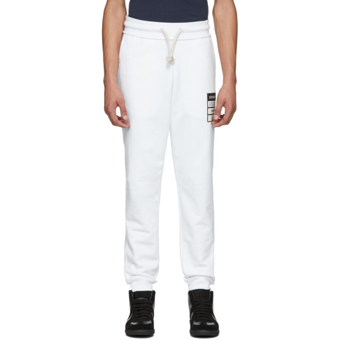 Maison Margiela White Stereotype Lounge Pants Maison Margiela