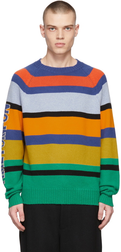 Photo: The Elder Statesman Muliticolor Time For Fun Sweater