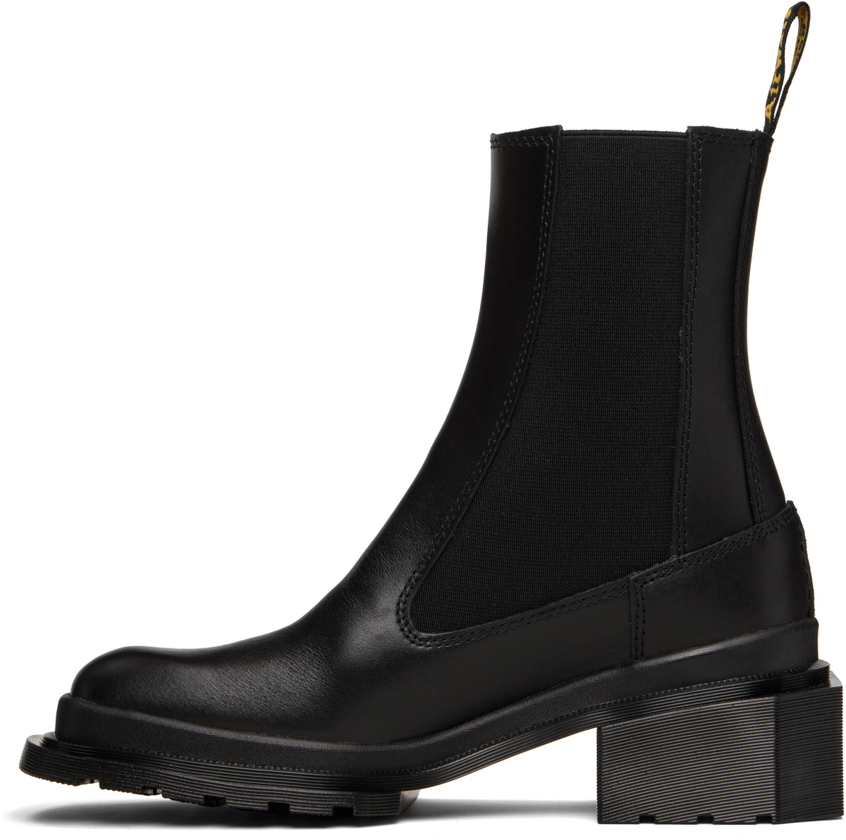 Dr. Martens Black Maybole Square Toe Chelsea Boots