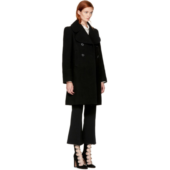 Chloe Black Short Double-Breasted Coat Chloe