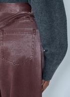 Issey Miyake Satin Wide-Leg Jeans