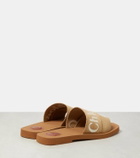Chloé Woody logo canvas slides
