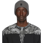 Marcelo Burlon County of Milan Grey Cross Patch Beanie