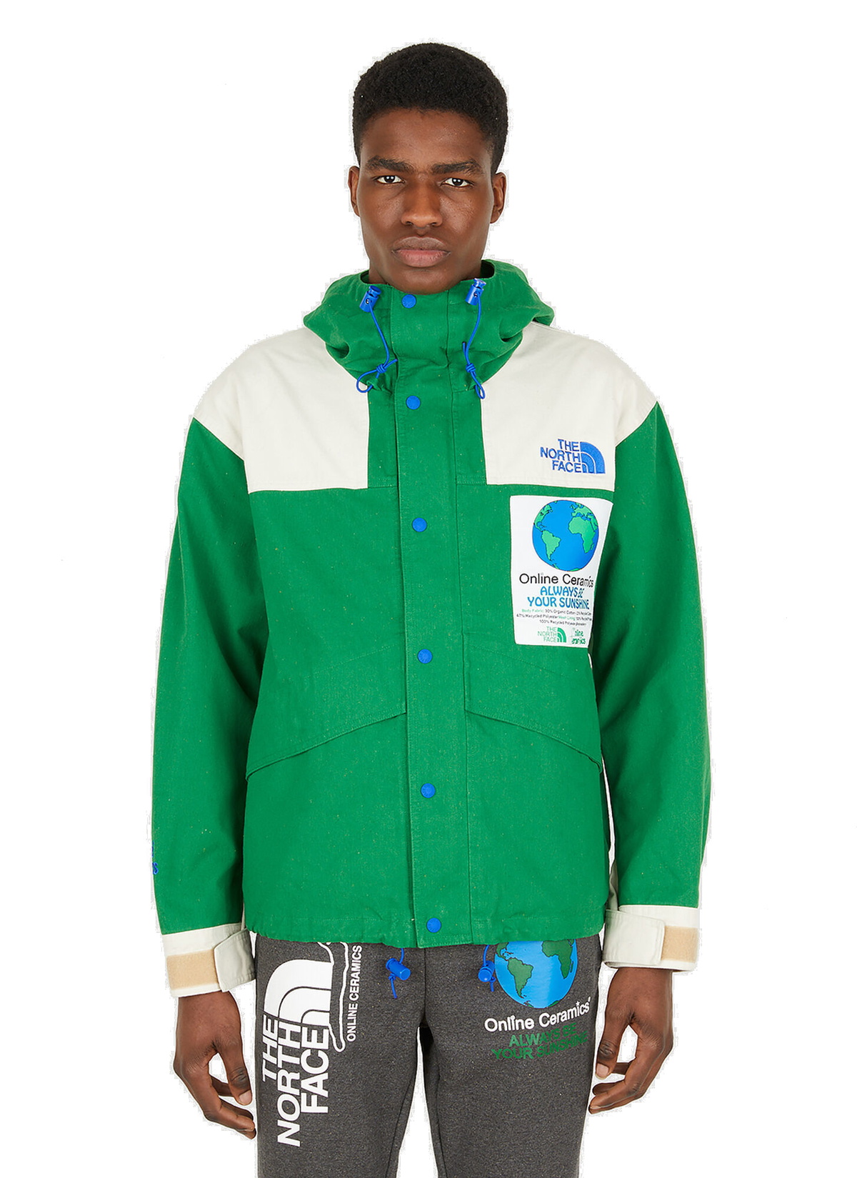 x Online Ceramics 86 Mountain Jacket in Green The North Face
