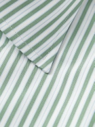 Sid Mashburn - Striped Cotton-Poplin Shirt - Green