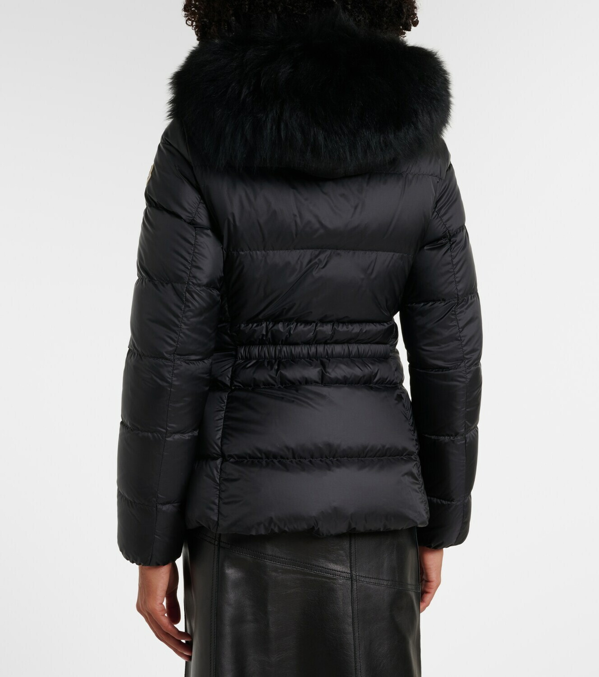 Moncler Boed shearling-trimmed down jacket