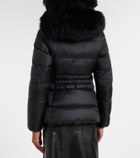 Moncler Boed shearling-trimmed down jacket