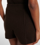 Jardin des Orangers Wool and cashmere shorts
