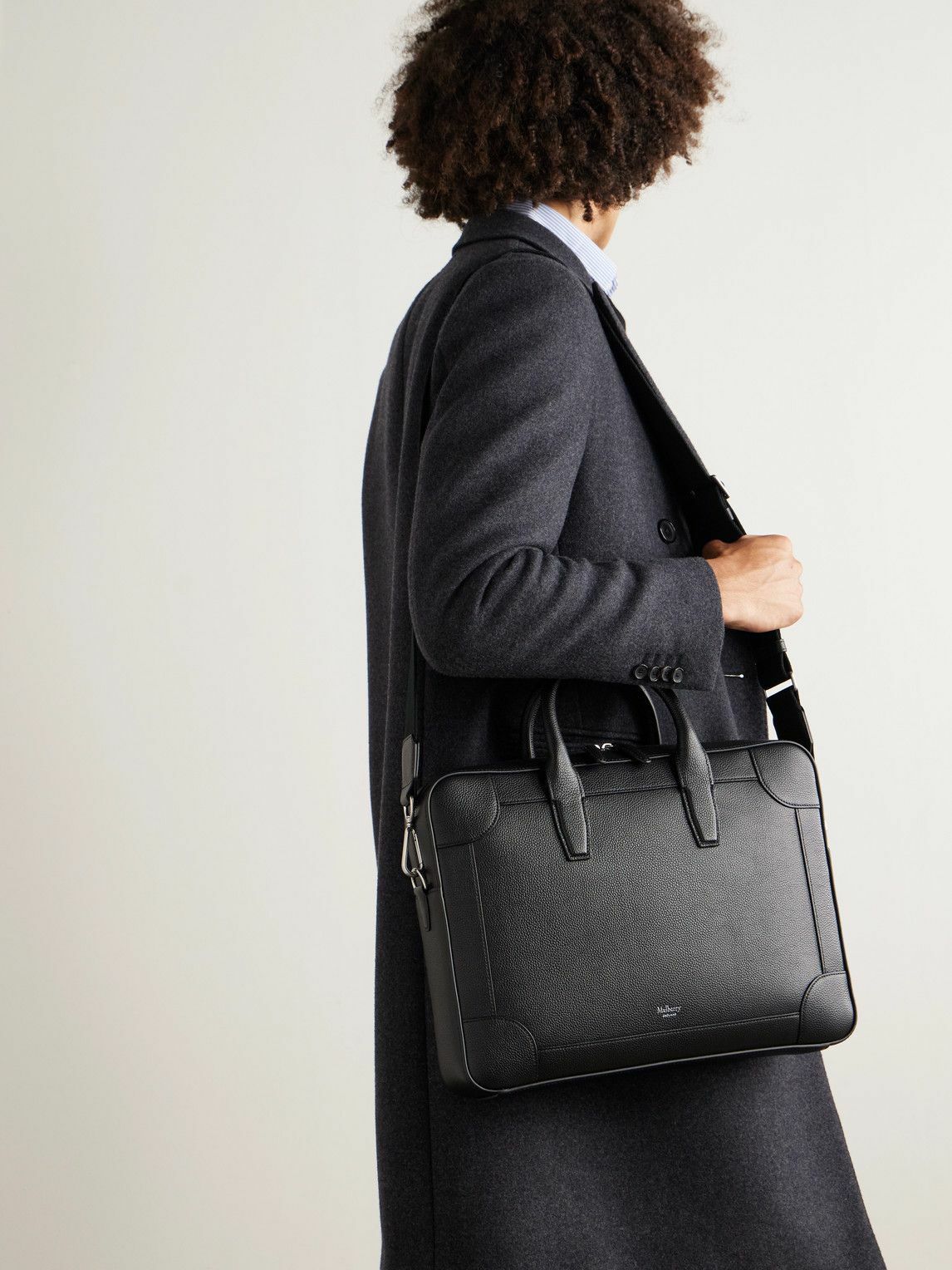 Mulberry - Belgrace Full-Grain Leather Briefcase