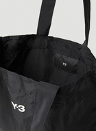 Y-3 - Packable Tote Bag in Black