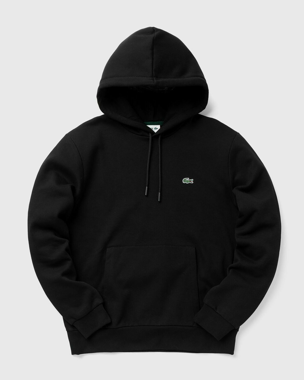 Lacoste black outlet hoodie mens