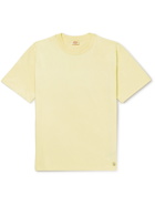 Armor Lux - Callac Logo-Appliquéd Organic Cotton-Jersey T-Shirt - Yellow