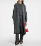 Extreme Cashmere N°105 Coat belted cashmere wrap cardigan