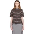 Jil Sander Brown Cotton Crew-Neck T-shirt