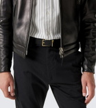 Tom Ford T leather belt