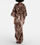 Poupette St Barth Sol printed cotton muslin kaftan