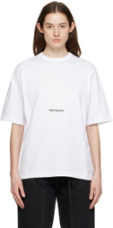 Saintwoods White Crewneck T-Shirt