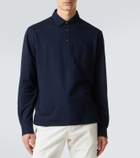Ralph Lauren Purple Label Cotton and cashmere polo shirt