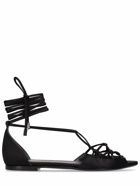 TOM FORD 10mm Viscose & Satin Lace-up Sandals