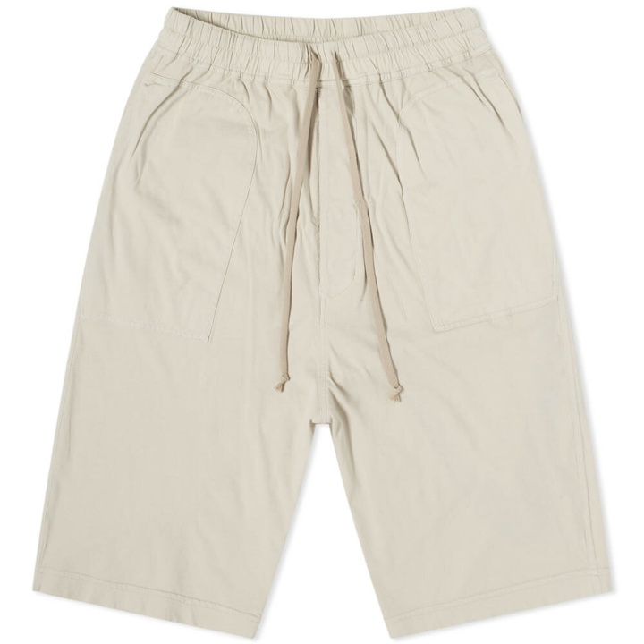 Photo: Rick Owens Men's DRKSHDW Lightweight Ricks Bela Shorts in Oyster