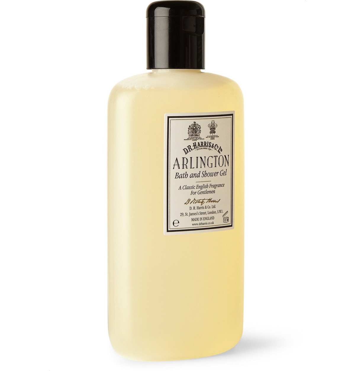 D R Harris - Arlington Bath & Shower Gel, 250ml - White