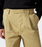 Auralee Pleated cotton chinos