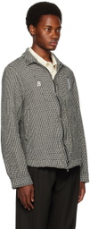the Shepherd UNDERCOVER Black & White Spread Collar Jacket