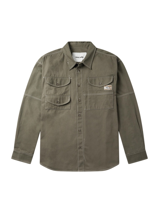Photo: Story mfg. - Organic Cotton-Twill Shirt - Brown