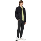 Z Zegna Navy Sport Zip-Up Jacket